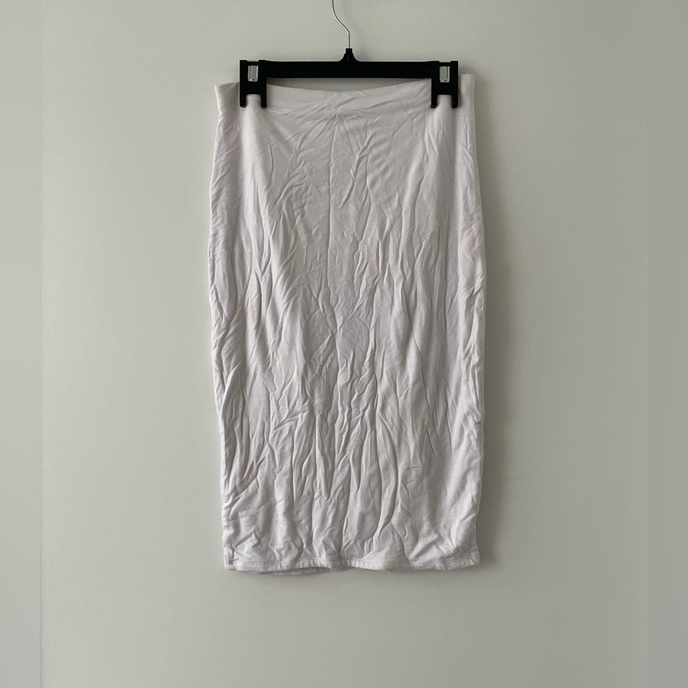 Oh Polly White Midi Skirt - size US 8